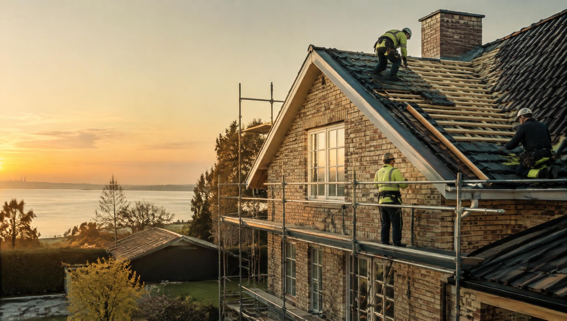 BuildBetter renoverar tegelvilla och tak i Helsingborg